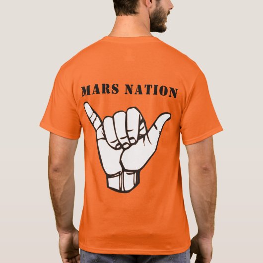 Mars Fernsehen T-Shirt (Rückseite)