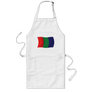 Mars Flag Apron Lange Schürze