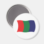 Mars Flag Magnetik Magnet (Vorderseite/Rückseite)