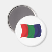 Mars Flag Magnetik Magnet (Vorderseite/Rückseite)
