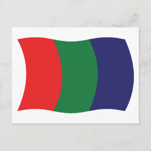 Mars Flag Postkarte
