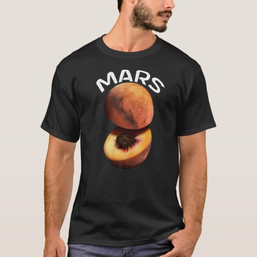 Mars für den Roten Planeten Astronomen T-Shirt (Vorderseite)
