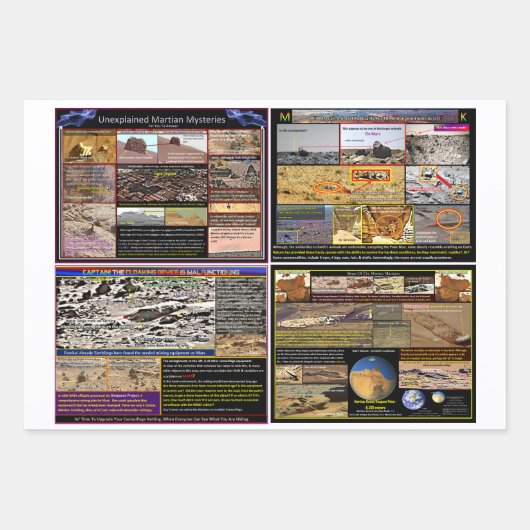 Mars Geschenkpapier Set (Vorderseite 2)