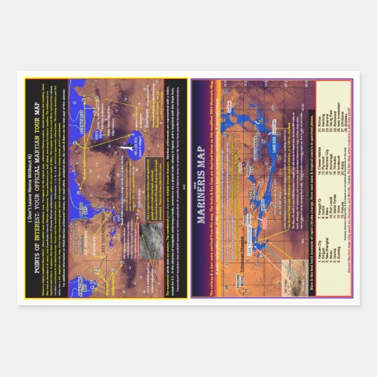 Mars Geschenkpapier Set (Vorderseite)