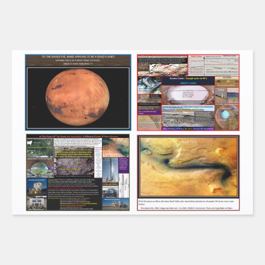 Mars Geschenkpapier Set (Vorderseite 3)