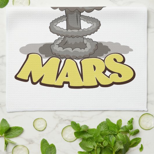 Mars Geschirrtuch (Gefaltet)