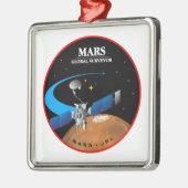 Mars-globales Feldmesser Ornament Aus Metall (Links)