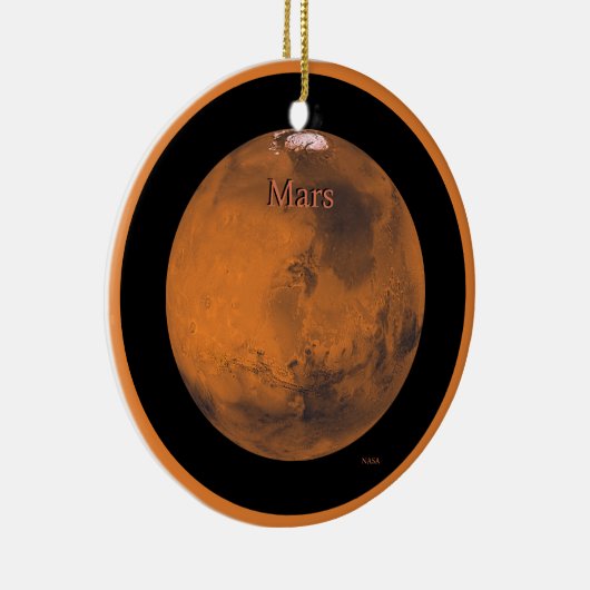 Mars Globe von der NASA Keramik Ornament (Rechts)