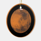 Mars Globe von der NASA Keramik Ornament (Links)