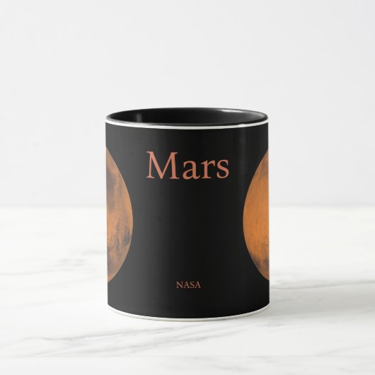 Mars Globe von der NASA Tasse (Zentrum)