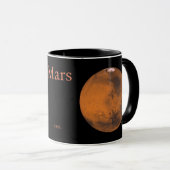 Mars Globe von der NASA Tasse (VorderseiteRechts)