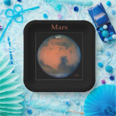 Mars Globe von Hubble und NASA Pappteller (Party)