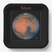 Mars Globe von Hubble und NASA Pappteller (Vorderseite)
