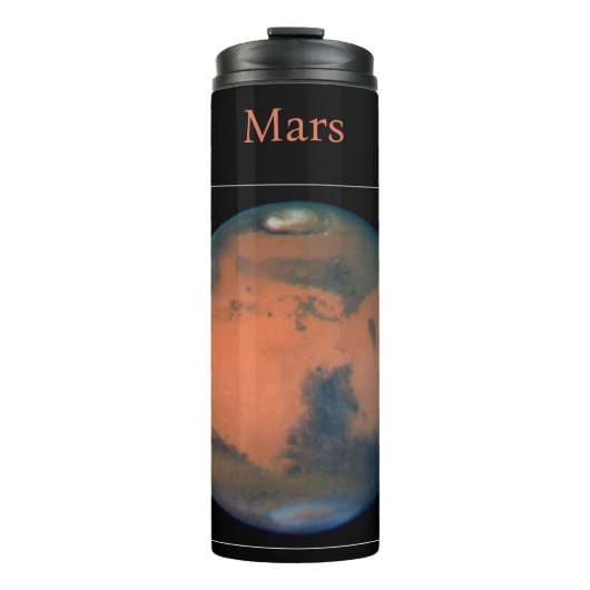 Mars Globe von Hubble und NASA Thermosbecher (Vorderseite)