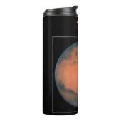 Mars Globe von Hubble und NASA Thermosbecher (Nach links gedreht)