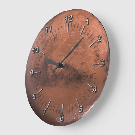 Mars Große Wanduhr (Winkel)