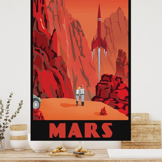 Mars - Großformat Poster (Küche)