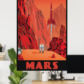 Mars - Großformat Poster (Heimbüro)