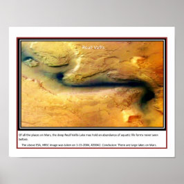Mars Größter bekannter See Poster