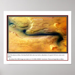 Mars Größter bekannter See Poster
