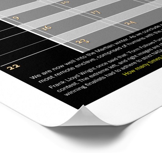 Mar's Habitat Poster (Ecke)