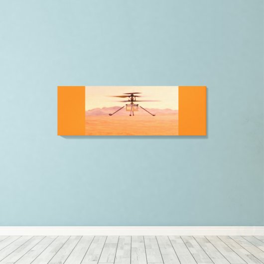MARS HELICOPTER LEINWANDDRUCK (Insitu (Holzboden))
