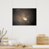 Mars-Helikopter/Ausdauer-Backshell Poster (Küche)