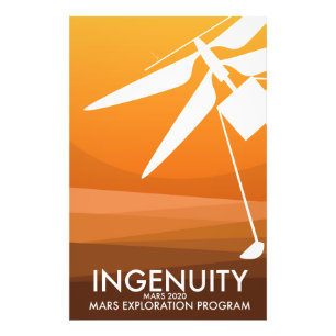 Mars Helikopter Weltraumkunst Fotodruck