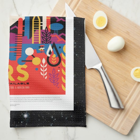 Mars Historische Sehenswürdigkeiten anzeigen Weltr Handtuch (Viertel Falte)