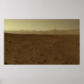 Mars Horizon über Neugier Rover Poster (Vorne)