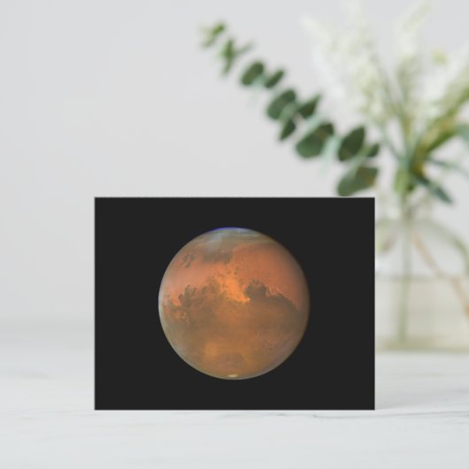 Mars (Hubble Teleskop) Postkarte (Stehend Vorderseite)