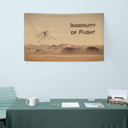 Mars Hubschrauberflug Banner (Messeveranstaltung)