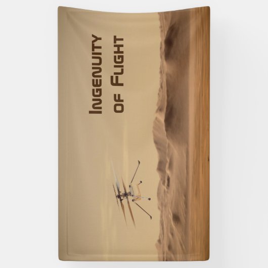 Mars Hubschrauberflug Banner (Vertikal)