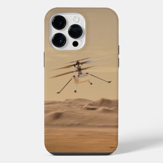 Mars Hubschrauberflug iPhone Hülle (Rückseite)