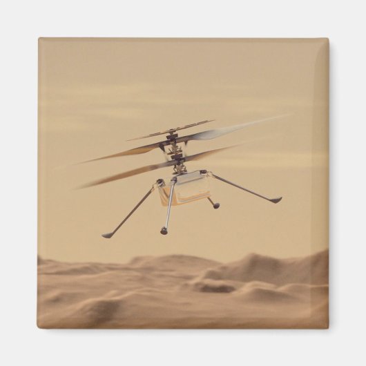 Mars Hubschrauberflug Magnet (Vorne)