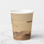 Mars Hubschrauberflug Pappbecher (Links)