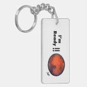 Mars - ich bin! bereit! - Schlüsselanhänger (Vorderseite links)