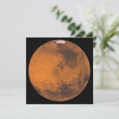 Mars-Image der NASA Karte (Stehend Vorderseite)