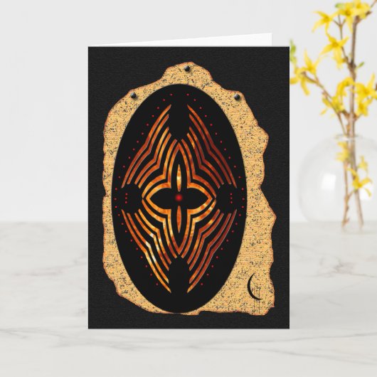 Mars in der Erholung Karte (Gelbe Blume)