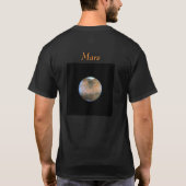 Mars in der Nähe der Opposition T-Shirt (Rückseite)
