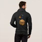 MARS in Sonnensystemen Hoodie (Schwarz voll)