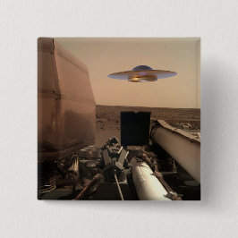 Mars InSight Alien UFO Saucer Begegnung Button
