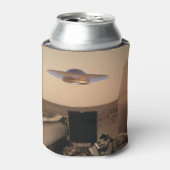 Mars InSight Alien UFO Saucer Begegnung Dosenkühler (Kanne Vorderseite)