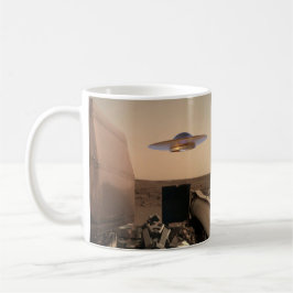 Mars InSight Alien UFO Saucer Begegnung Kaffeetasse