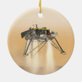 Mars InSight Alien UFO Saucer Begegnung Keramik Ornament (Hinten)