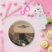Mars InSight Alien UFO Saucer Begegnung Pappteller (Party)