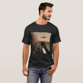 Mars InSight Alien UFO Saucer Begegnung T-Shirt (Vorne ganz)