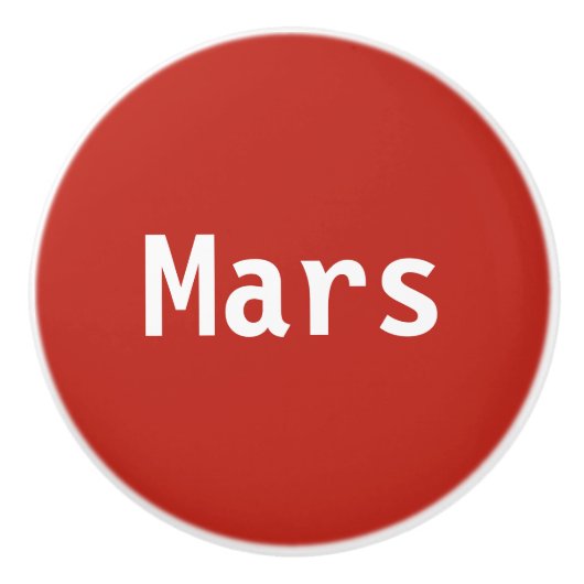 Mars Keramik Keramikknauf (Vorderseite)
