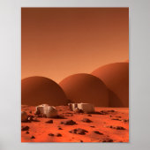 Mars-Kolonie Poster (Vorne)