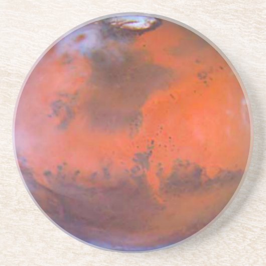 Mars-Küstenmotorschiff Sandstein Untersetzer (Vorne)